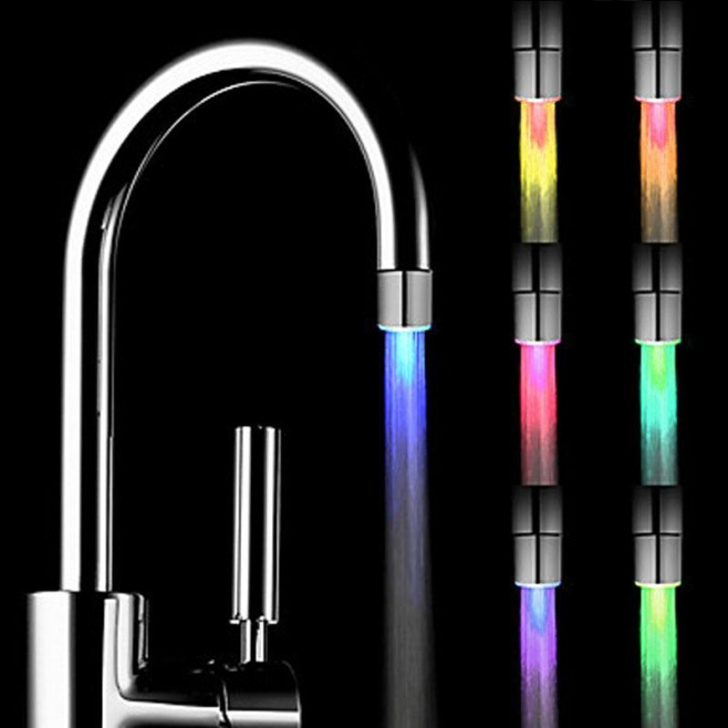 Embout Robinet Lumineux LED Changement Couleur Progressif Cuisine Salle de Bain Multicolore - www.yonis-shop.com