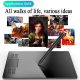 Tablette Graphique pour Dessin compatible Windows Mac Smart Touch USB-C - www.yonis-shop.com