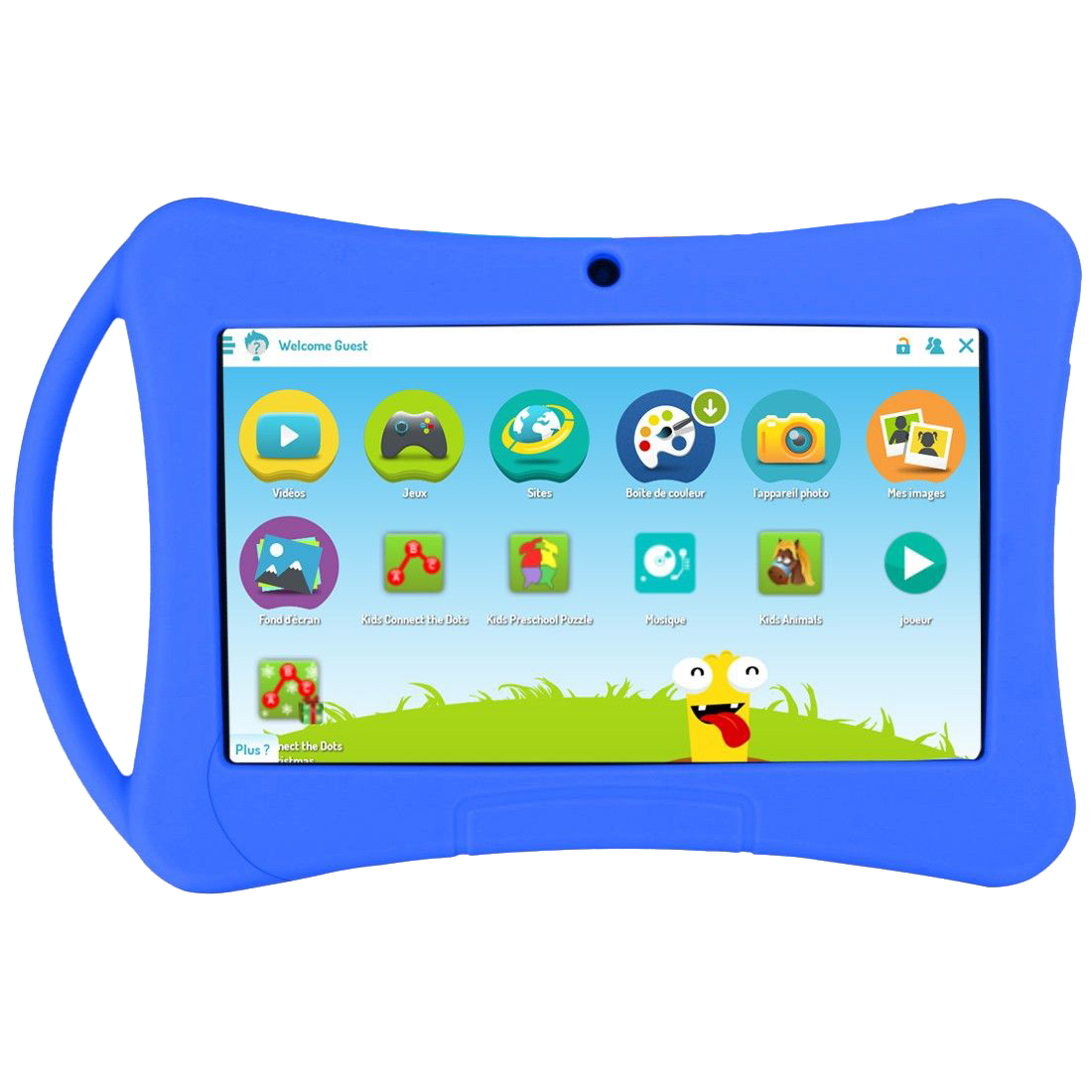 Tablette Enfant VESWWE 7 Pouces - Android 32Go, Contrôle Parental, Étui Antichoc Bleu