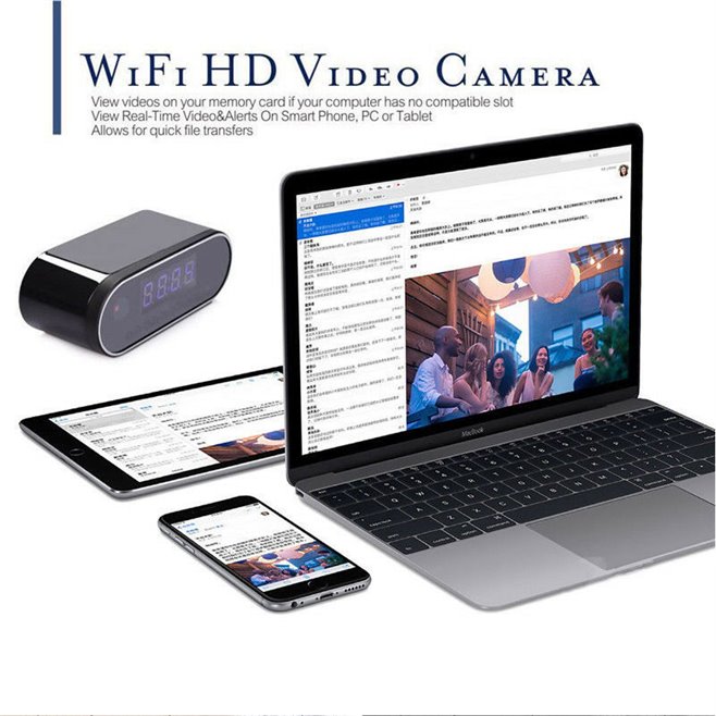 Compatibilité réveil caméra espion