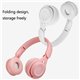 Casque Bluetooth Ecoute Stéréo Entrée Audio Jack 3,5mm Appels Mains Libres Format Pliable - www.yonis-shop.com