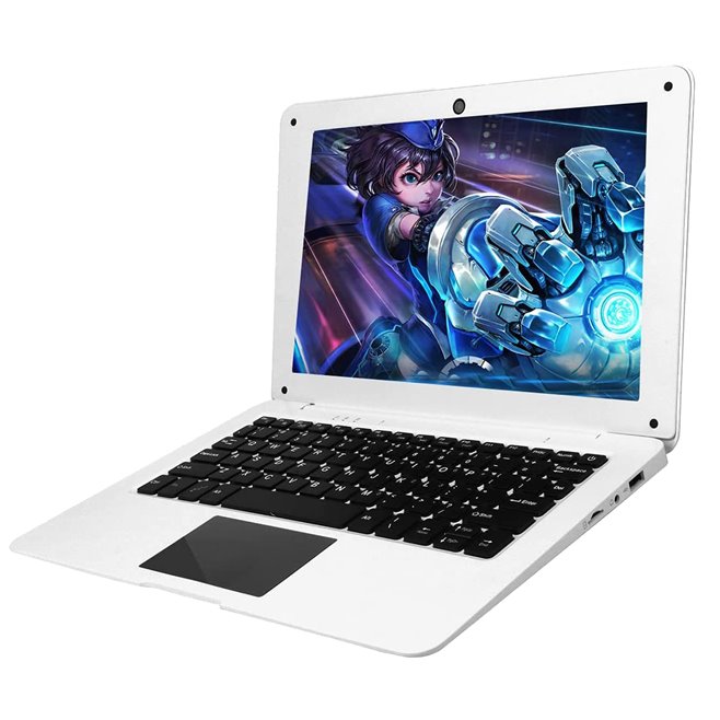 Netbook Android Quad Core Mini PC 10.1 Pouces 2Go+32Go WiFi HDMI Blanc - www.yonis-shop.com
