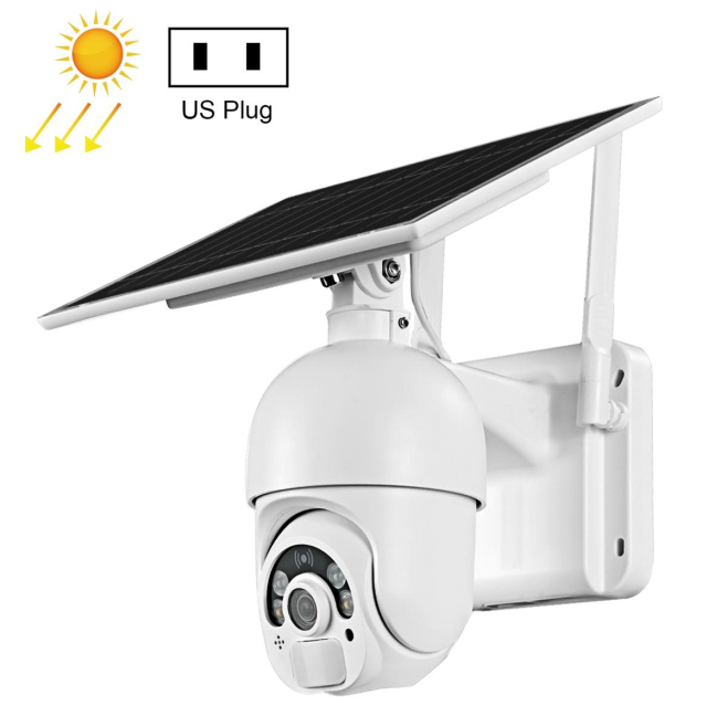 Caméra Solaire 4G WiFi Batterie Surveillance Full HD 1080p Détection de Mouvement Vision Nocturne - www.yonis-shop.com