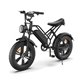 Fat Bike Électrique 750W 48V 18AH LED Vélo 20 Pouces Acier Chrome Molybdène 28MPH IP54 - www.yonis-shop.com