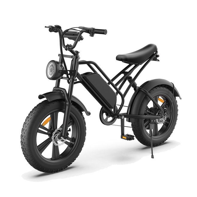 Fat Bike Électrique 750W 48V 18AH LED Vélo 20 Pouces Acier Chrome Molybdène 28MPH IP54 - www.yonis-shop.com