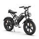 Fat Bike Électrique 750W 48V 18AH LED Vélo 20 Pouces Acier Chrome Molybdène 28MPH IP54 - www.yonis-shop.com