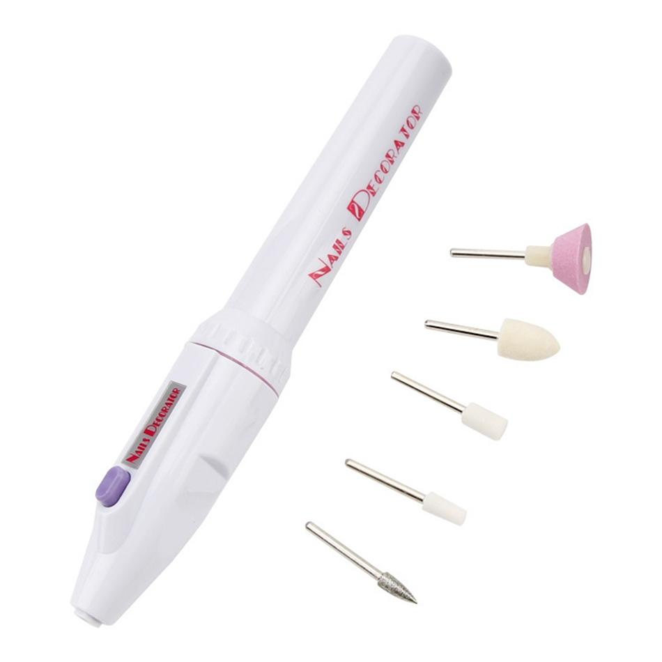 Kit de Poche Pour Les Ongles Pieds Mains Ponceuse Manucure Pédicure R