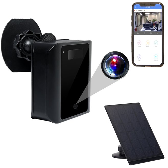 Caméra IP Extérieure Wi-Fi 1080P HD Avec Panneau Solaire Et Vision Nocturne - www.yonis-shop.com