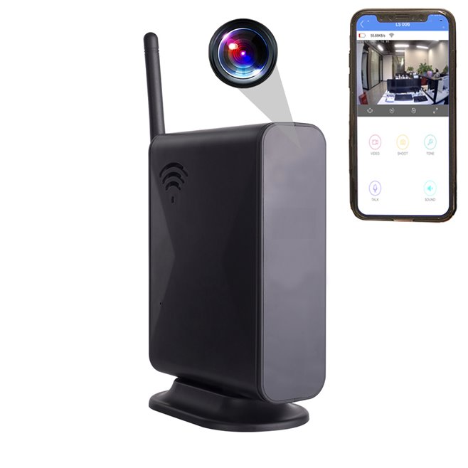 Routeur Caméra Espion WiFi HD 1080P Vision Nocturne - www.yonis-shop.com