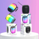 Enceinte Waterproof Bluetooth 5.0 Portable Avec Lumière RGB Autonomie 6h Etanche IPX6 Puissance 10W - www.yonis-shop.com