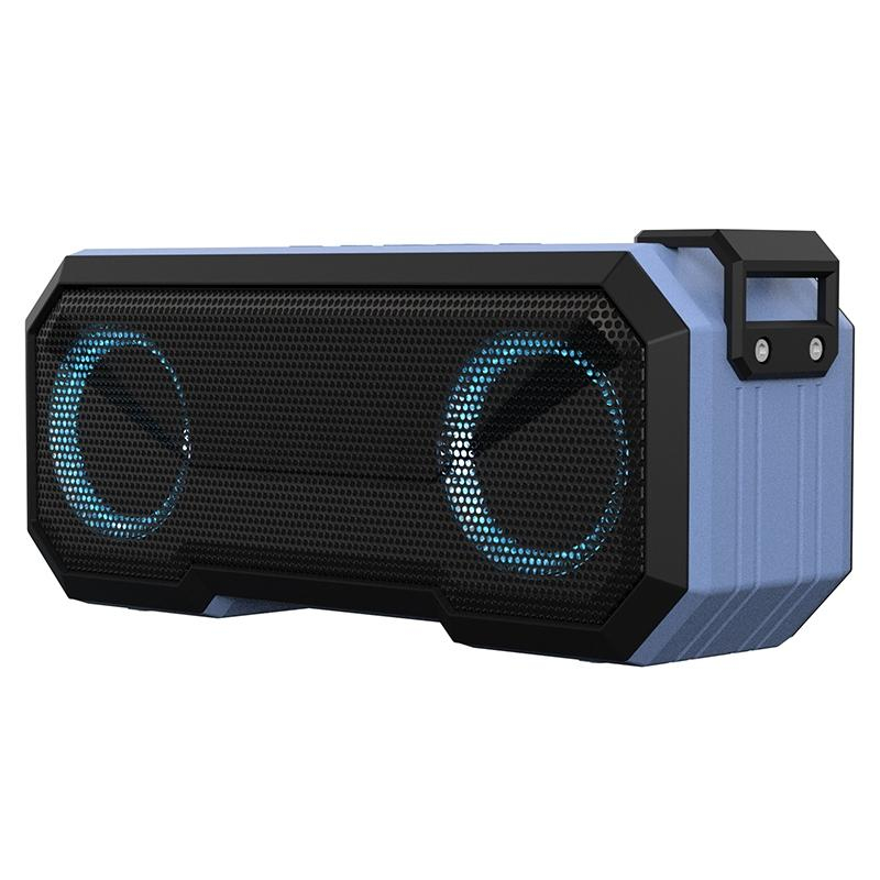 Enceinte Bluetooth Portable Avec Lumières LED – 15h D'autonomie, IPX7, Basses Puissantes, Bluetooth 5.4