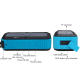 Enceinte Waterproof Bluetooth Portable NFC Son Cristallin Bass Robuste FM Radio Autonomie 8-10h Design Unique Etanche Outdoor...