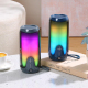 Enceinte Bluetooth Portable LED Sans Fil TWS Subwoofer Stéréo 360° Avec Radio FM et Micro Intégré Autonomie Longue Durée - ww...
