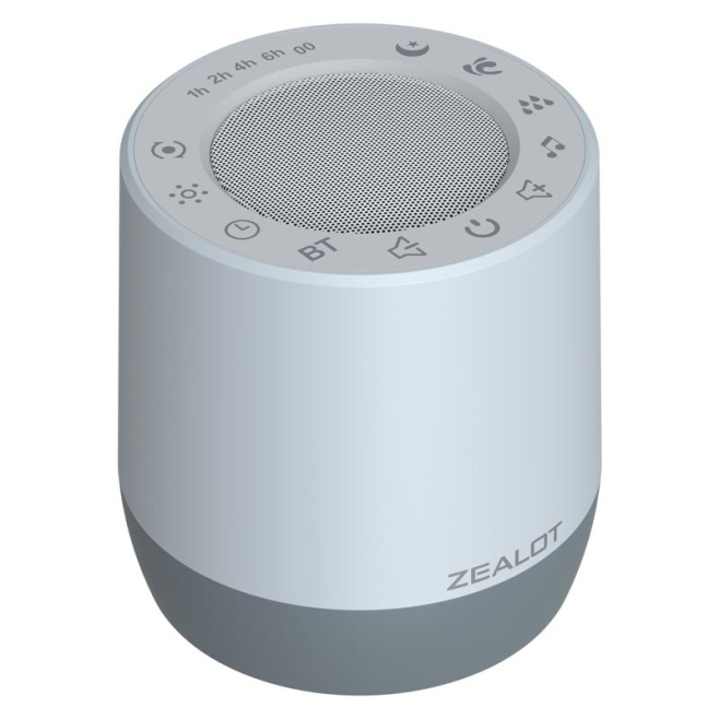 Enceinte Bluetooth 3 en 1 Aide Sommeil Bruit Blanc Haut-Parleur Lumière Nuit Autonomie 30 Jours Son Hifi Qualité Supérieure -...