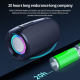 Enceinte Bluetooth Portable Étanche IPX6 Autonomie 20H Son Surround 360 Effet Lumineux Micro Intégré - www.yonis-shop.com