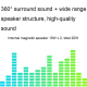 Enceinte Bluetooth 20W Son Stéréo 3D Immersif Commande Facile Économie d'Énergie Modes de Lecture Multiples - www.yonis-shop.com