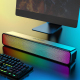 Enceinte Bluetooth RGB Longue Multifonction Effet Bass Puissant Hifi Sans Fil Haut-Parleur Lumineux - www.yonis-shop.com