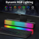 Enceinte Bluetooth RGB Longue Multifonction Effet Bass Puissant Hifi Sans Fil Haut-Parleur Lumineux - www.yonis-shop.com