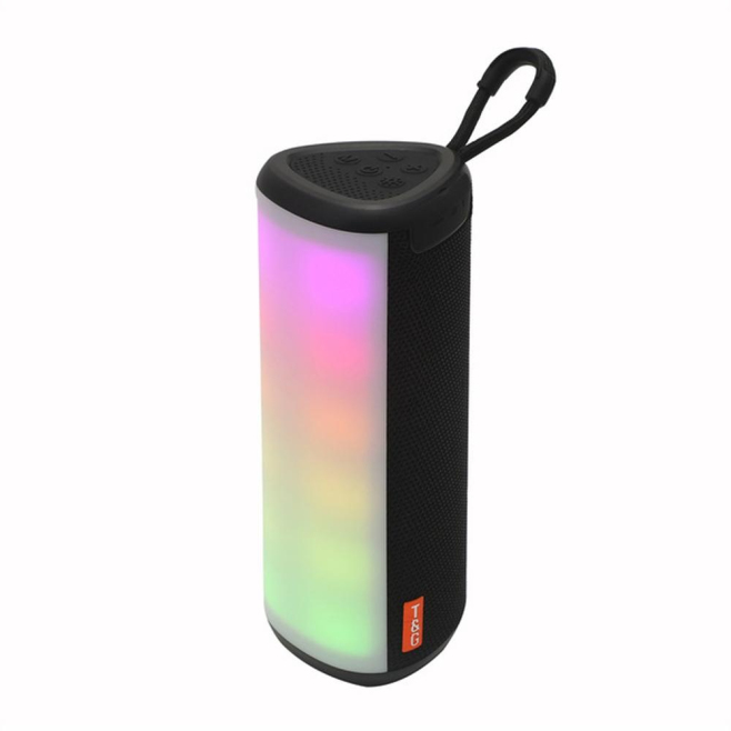 Enceinte Bluetooth Portable Avec Subwoofer Sons Puissants Lumières LED RGB TWS Autonomie 4H Radio FM - www.yonis-shop.com