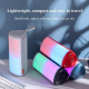 Enceinte Bluetooth Portable Avec Subwoofer Sons Puissants Lumières LED RGB TWS Autonomie 4H Radio FM - www.yonis-shop.com