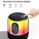 Enceinte Bluetooth Étanche LED 55W Puissance Sonore Haute Fidélité Autonomie 7H Karaoke TWS - www.yonis-shop.com