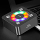 Enceinte Bluetooth Portable Gold Avec Micro Intégré Appels Mains-Libres Et Lumière Support Carte TF Et AUX - www.yonis-shop.com