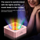 Enceinte Bluetooth Portable Gold Avec Micro Intégré Appels Mains-Libres Et Lumière Support Carte TF Et AUX - www.yonis-shop.com