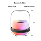 Enceinte Bluetooth Luminous 6D 15W Stéréo Sans Fil V5.0 Autonomie 6H Son Haute-Fidélité Lumière LED Interactive - www.yonis-s...