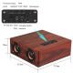 Enceinte Bluetooth Bois Puissante 4 Haut-Parleurs 3000mAh Autonomie Longue Durée Entrée AUX Carte TF - www.yonis-shop.com