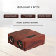 Enceinte Bluetooth Bois Puissante 4 Haut-Parleurs 3000mAh Autonomie Longue Durée Entrée AUX Carte TF - www.yonis-shop.com