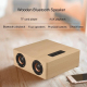 Enceinte Bluetooth Bois Puissante 4 Haut-Parleurs 3000mAh Autonomie Longue Durée Entrée AUX Carte TF - www.yonis-shop.com