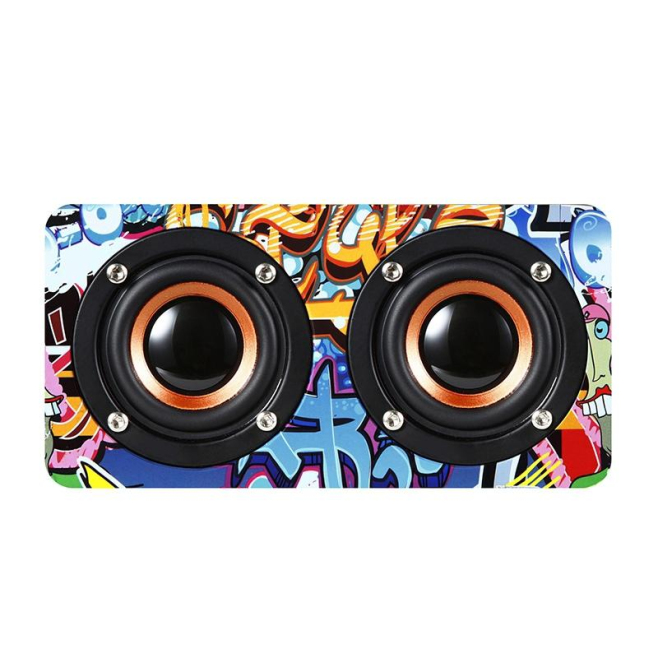 Enceinte Bluetooth Bois Design Élégant 6W Puissante Autonomie 1500mAh Compatible Multi-Appareils - www.yonis-shop.com