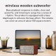 Enceinte Bluetooth Bois Son Puissant Autonomie 10H Basses Profondes Speaker Portable 5W - www.yonis-shop.com