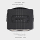 Enceinte Bluetooth Portable 8W Bois et Cuir Luxe Autonomie 6h Métal Brossé - www.yonis-shop.com