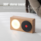 Enceinte Bluetooth Rétro Créative Sans Fil Son Stéréo 360° Avec Disque Vinyle Et Veilleuse Intégrée Autonomie 8h - www.yonis-...