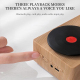 Enceinte Bluetooth Rétro Créative Sans Fil Son Stéréo 360° Avec Disque Vinyle Et Veilleuse Intégrée Autonomie 8h - www.yonis-...