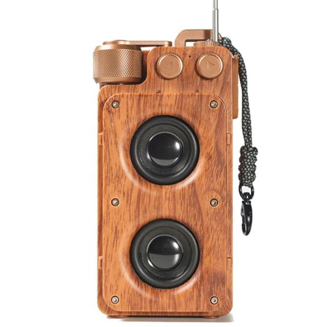 Enceinte Bluetooth Portable Rétro FM Son Stéréo Haute Fidélité Autonomie 4-6h Design Luxe - www.yonis-shop.com
