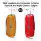 Enceinte Bluetooth Portable LED TWS Son Dynamique Radio FM Lecture TF USB Autonomie 3h Lumière Sync Musique - www.yonis-shop.com