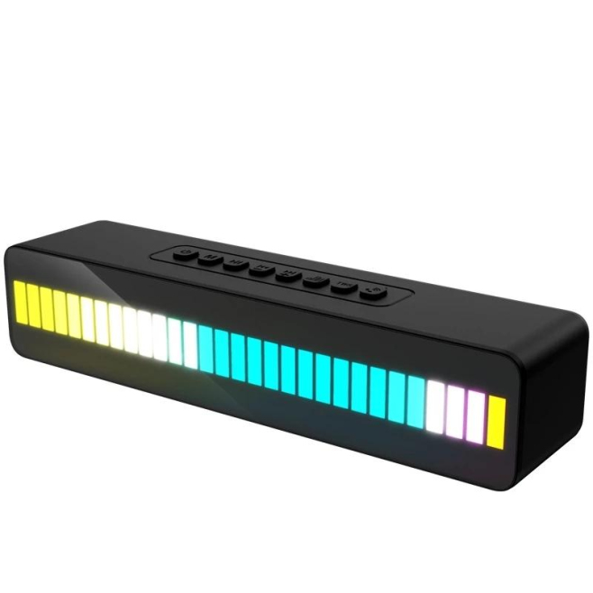 Enceinte Bluetooth Ambiante LED Avec Modes Lumineux Rythmiques et Fonction TWS Son HIFI Autonomie 6h - www.yonis-shop.com