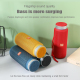 Enceinte Bluetooth Autonomie Longue Durée 10H Son Stéréo 360° Protection Mesh Anti-Choc Etanche Batterie 2400mAh Fonction TWS...