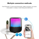 Enceinte Bluetooth 60W TWS avec Lumières Colorées et Son HiFi Stéréo Surround Autonomie 3-6h Haut-Parleur Puissant - www.yoni...