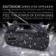 Enceinte Bluetooth Portable Étanche Avec Écran LED Et Antenne FM Ajustable Autonomie 3H Puissance 10W - www.yonis-shop.com