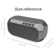 Enceinte Bluetooth Gold Effet Stéréo HD Et Basses Profondes Autonomie 5h TWS Et Multi-Connexions - www.yonis-shop.com