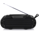 Enceinte Bluetooth TWS Outdoor Étanche avec Antenne et Poignée Appels Mains-Libres et Radio FM Autonomie 7-8h Puissance 6W Bl...