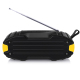 Enceinte Bluetooth TWS Outdoor Étanche avec Antenne et Poignée Appels Mains-Libres et Radio FM Autonomie 7-8h Puissance 6W Bl...