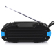 Enceinte Bluetooth TWS Outdoor Étanche avec Antenne et Poignée Appels Mains-Libres et Radio FM Autonomie 7-8h Puissance 6W Bl...