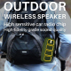 Enceinte Bluetooth Portable Outdoor 2 Couleurs TWS Batterie 1200mAh Autonomie 5h Support Appel Mains-Libres Carte TF FM USB -...