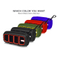 Enceinte Bluetooth Portable Outdoor 2 Couleurs TWS Batterie 1200mAh Autonomie 5h Support Appel Mains-Libres Carte TF FM USB -...
