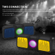 Enceinte Bluetooth Portable 10W Puissance Sonore Batterie Intégrée 1200mAh Autonomie 3-4h Support USB TF FM TWS - www.yonis-s...