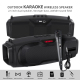 Enceinte Bluetooth Portable Karaoke 10W Puissance Haute Avec Micro Et Sangle Autonomie 3-4H Écran Numérique Support USB TF AU...